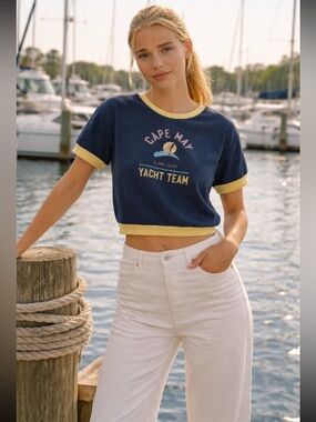 Anthropologie NWT Daily Practice by Anthropologie Shrunken Vintage Tee size XS.